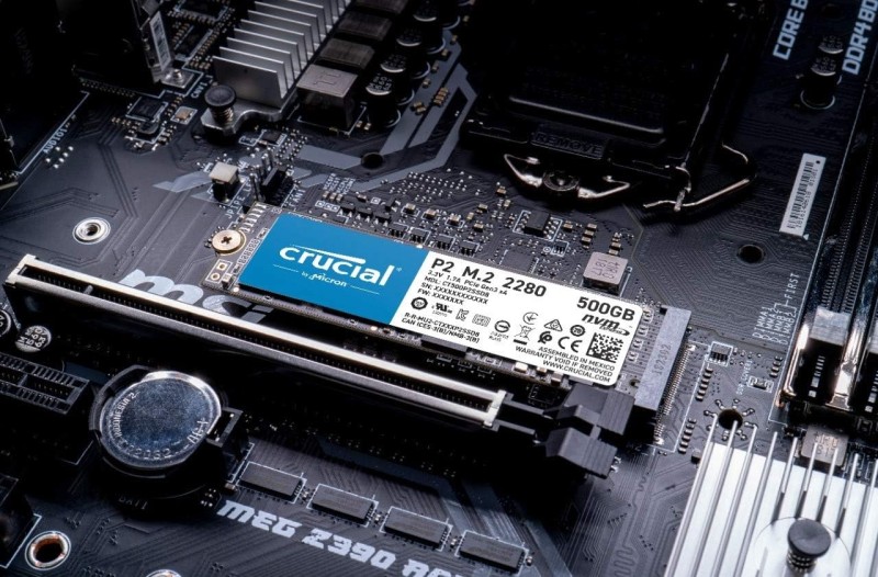 Crucial P2 250GB 3D NAND NVMe PCIe M.2 SSD Up To 2400MB/s