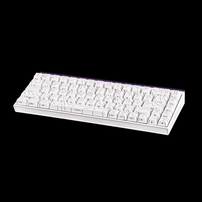 AJAZZ NK68 65% Wired Mechanical Gaming Keyboard – Hot-Swappable RGB Keyboard