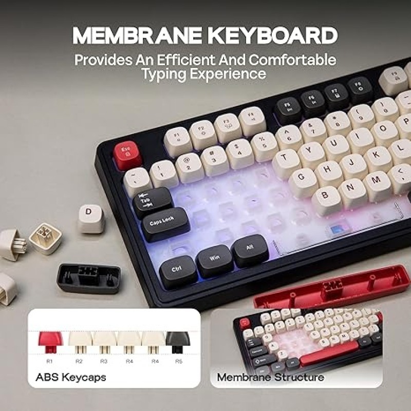 AJAZZ AF98 Plus Membrane Keyboard (Tri-Mode Wireless)
