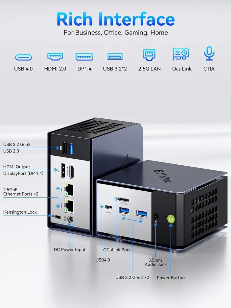 GMKtec K16 AMD Ryzen™ 7 7735HS Mini PC