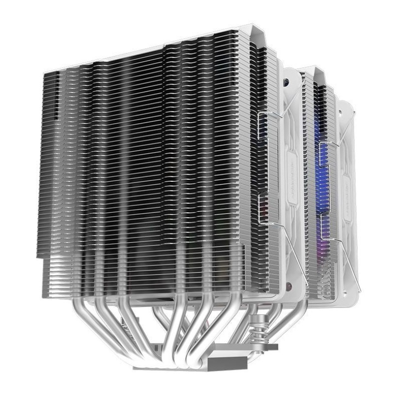 ALSEYE N600 Cpu Cooler ARGB 5V 3Pin Copper 6 Heat Pipes PWM Coolering Fan Support LGA1700/2011/1366/115X/AM5/AM4/AM3 Socket