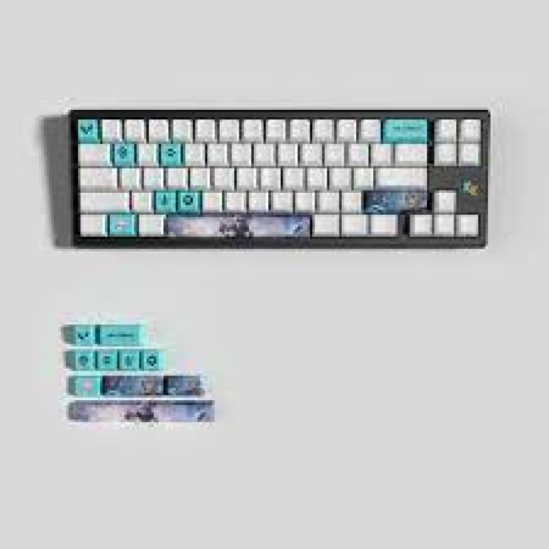 Valorant Jett Keycaps For Mechanical Gaming Keyboard