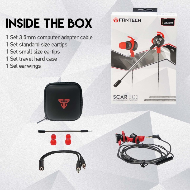 Fantech Scar Eg2 In-Ear Gaming Earphone