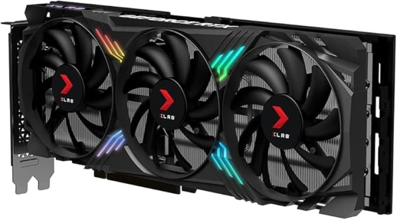 PNY GeForce RTX™ 4070 Super 12GB XLR8 Gaming VERTO™ Epic-X RGB™ OC Triple Fan Graphics Card DLSS 3 (NVIDIA GeForce SFF-Ready, ARGB, 192-bit, PCIe 4.0, GDDR6X, HDMI/Display, Supports 4k, 2 Slot)