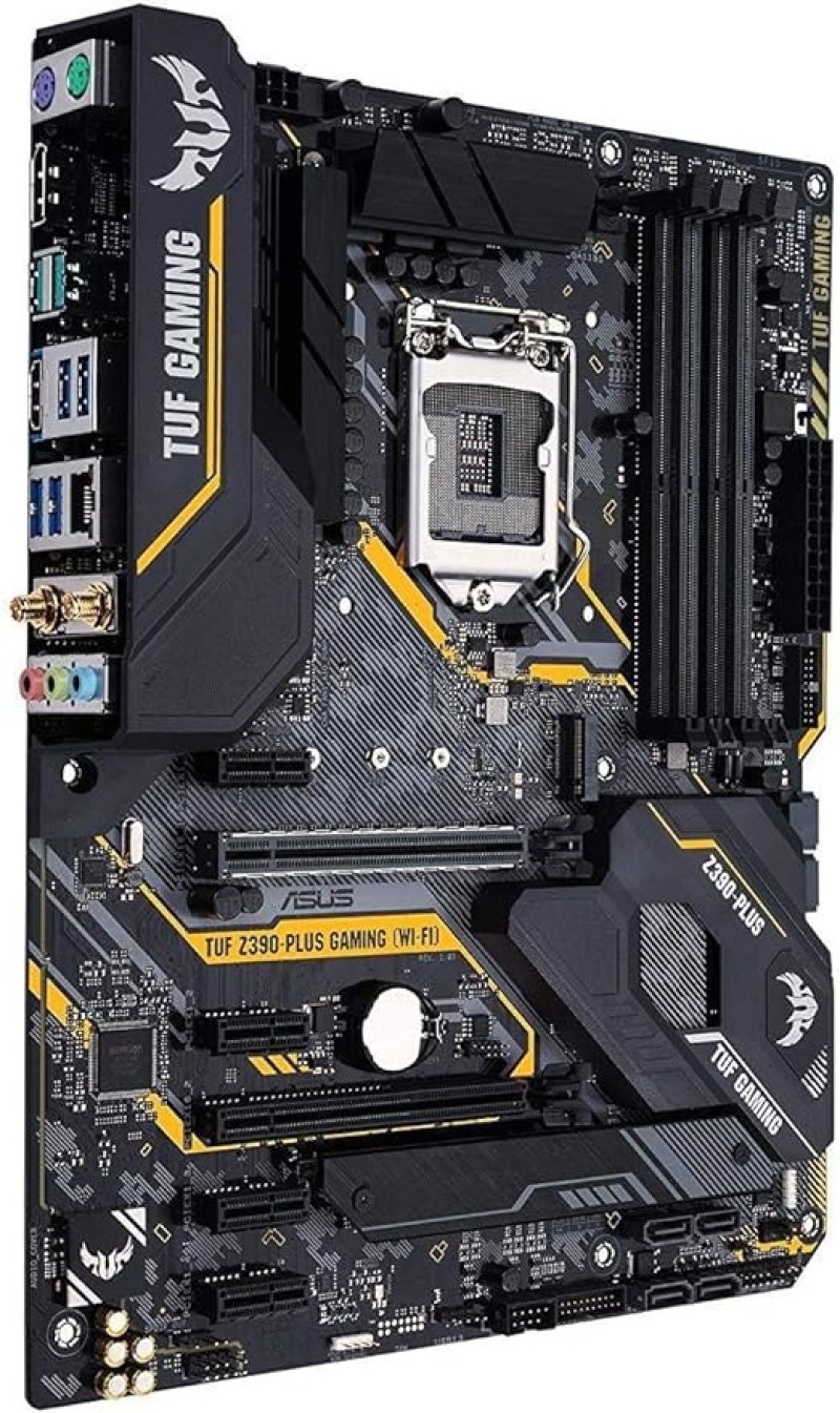 ASUS TUF Z390-Plus Gaming (Wi-Fi) LGA1151 (Intel 8th And 9th Gen) DDR4 DP HDMI M.2 Z390 ATX Motherboard 802.11ac Wi-Fi USB 3.1 Gen2