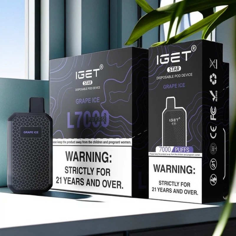 IGET Star L7000 – 7000 Puffs Disposable Vape