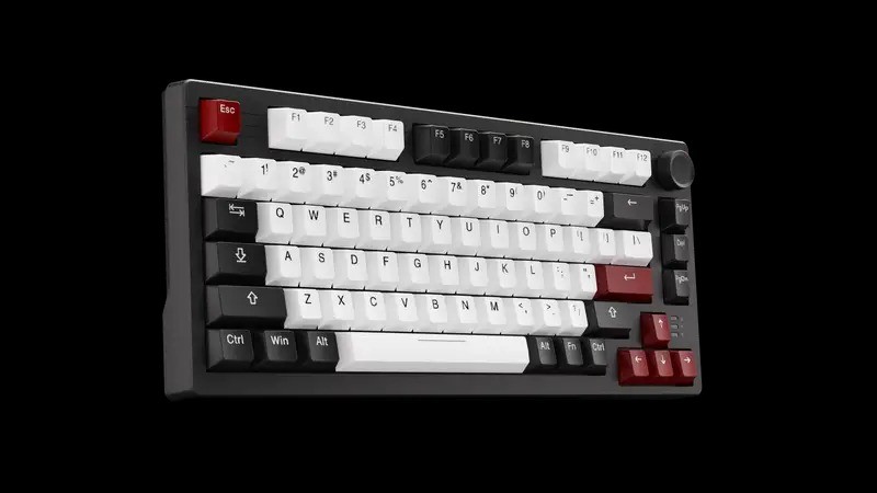 DAREU EK75PRO Wireless 75% RGB Mechanical Gaming Keyboard - Hot-Swappable, Knob Control, 3 Modes, PBT Keycaps
