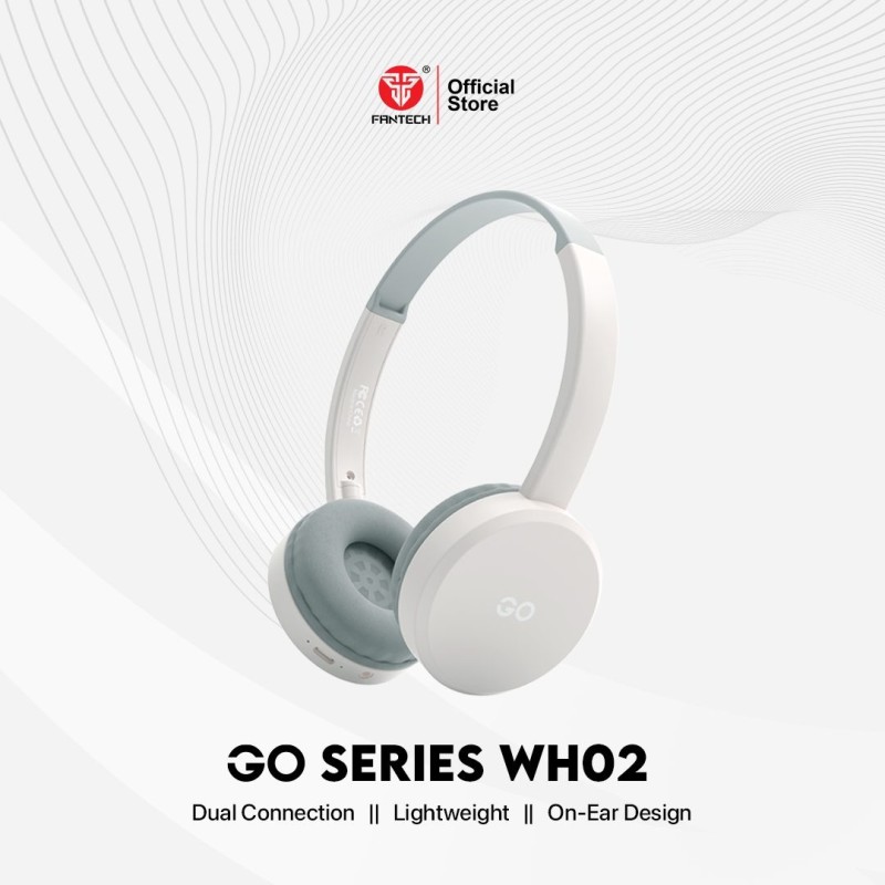 Fantech WH02 Go Air Wireless Headset | Bluetooth 5.0 & 3.5mm | 20-Hour Playback