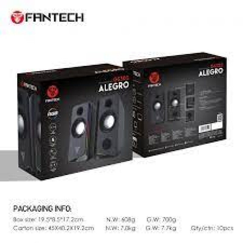 Fantech GS302 ALEGRO RGB Gaming Speaker Dual Connection BT/3.5MM Audio Jack For PC Laptop Mobile Phone