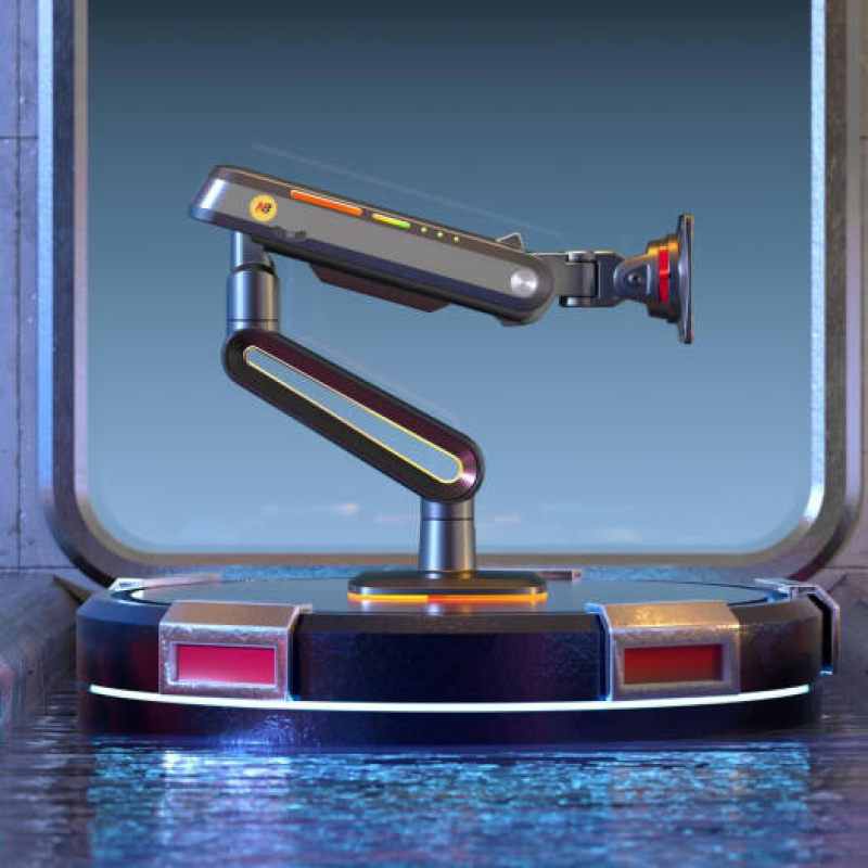 NB North Bayou F6 Heavy-Duty RGB Gaming Monitor Arm