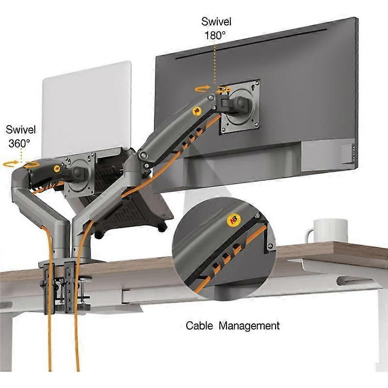 NB North Bayou F160-FP Monitor & Laptop Desk Mount