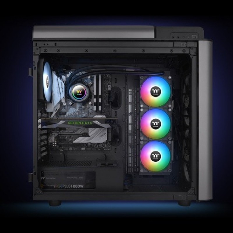 Thermaltake TH420 V2 ARGB Sync 420mm AIO Liquid CPU Cooler Black
