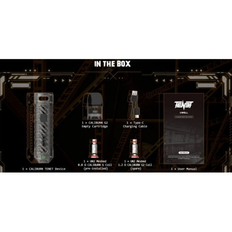 UWELL CALIBURN TENET POD SYSTEM KIT