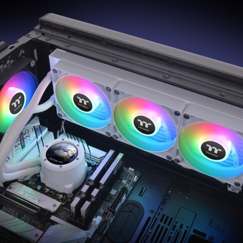 Thermaltake TH360 V2 Ultra EX ARGB Sync 360mm AIO Liquid Cooler White