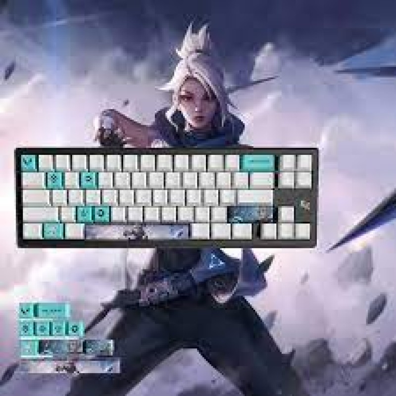 Valorant Jett Keycaps For Mechanical Gaming Keyboard