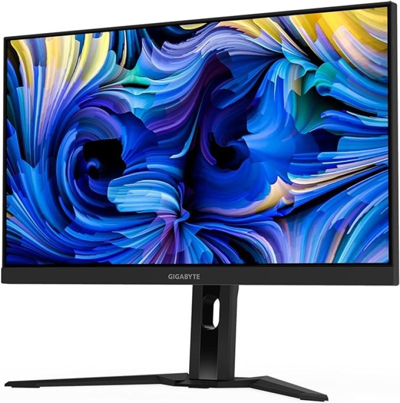 GIGABYTE M27F A 27" 165Hz 1080P -KVM Gaming -Monitor, 1920x1080 IPS Display, 1ms (GTG) Response Time, 99% SRGB, VESA DisplayHDR 400, 2X HDMI 2.0, 1x Displayport 1.2, 1 X USB Type-C (M27F A-SA)
