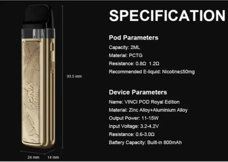 Voopoo Vinci Pod Royal Edition