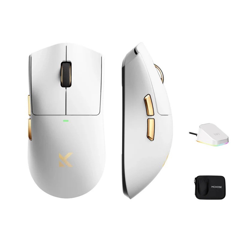 MCHOSE K7 Ultra Lightweight Wireless Gaming Mouse | 8K Polling | PAW3950 Sensor | 42,000 DPI Esports Mouse