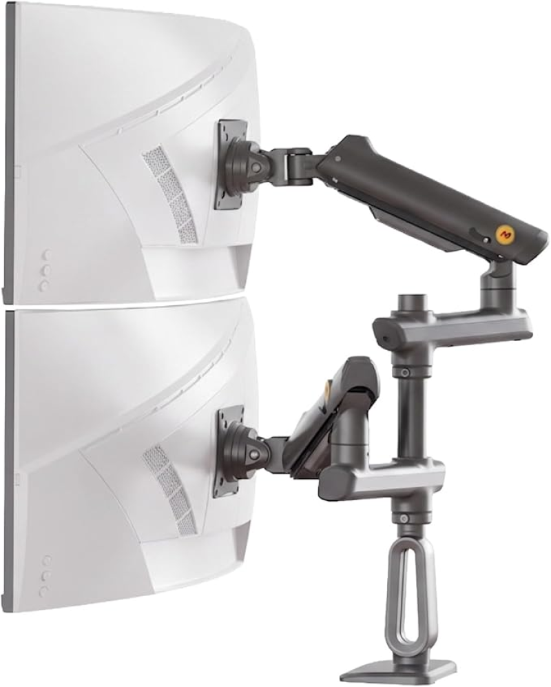 NB Ergonomic D9C Dual Monitor Arm Nepal – 27-50 Inch, Gas Spring, 15KG Per Arm