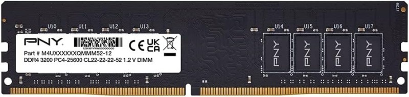 PNY Performance 16GB DDR4 DRAM 3200MHz (PC4-25600) CL22