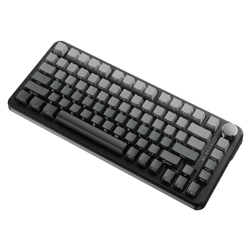 Ajazz AK820 Max Wireless Mechanical Keyboard Avocado Switch Black-Gray Theme-3 Mode RGB With Screen