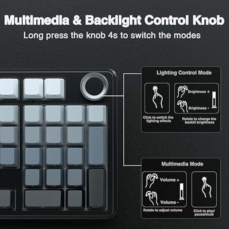 AULA F99 Pro – Wireless Mechanical Keyboard