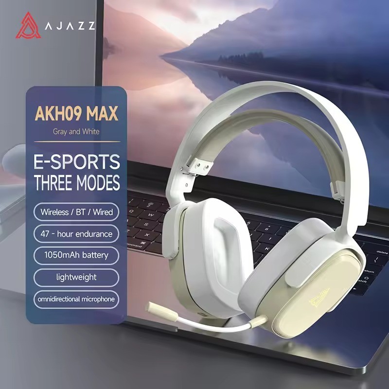 AJAZZ AHM09 Max Tri-Mode Wireless Gaming Headphone