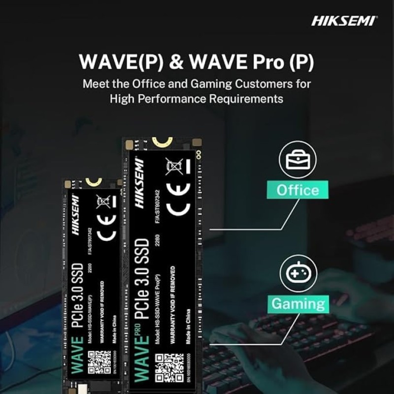 HIKSEMI WAVE(P) 256GB NVMe M.2 PCIe Gen 3 SSD Up To 2280MB/s, Internal Solid State Drive For Desktop Laptop Computer