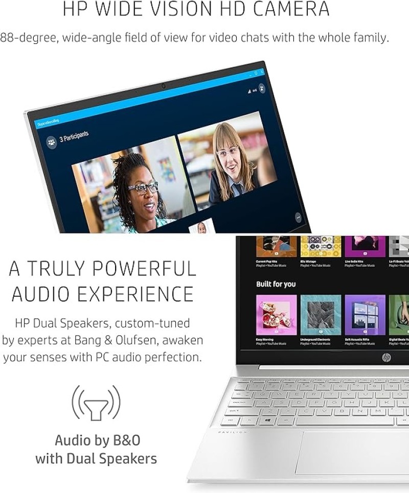 HP Pavilion 15 Laptop, 11th Gen Intel Core I7-1165G7 Processor, 16 GB RAM, 512 GB SSD Storage, Full HD IPS Micro-edge Display, Windows 10 Pro, Compact Design, Long Battery Life (15-eg0021nr, 2020)