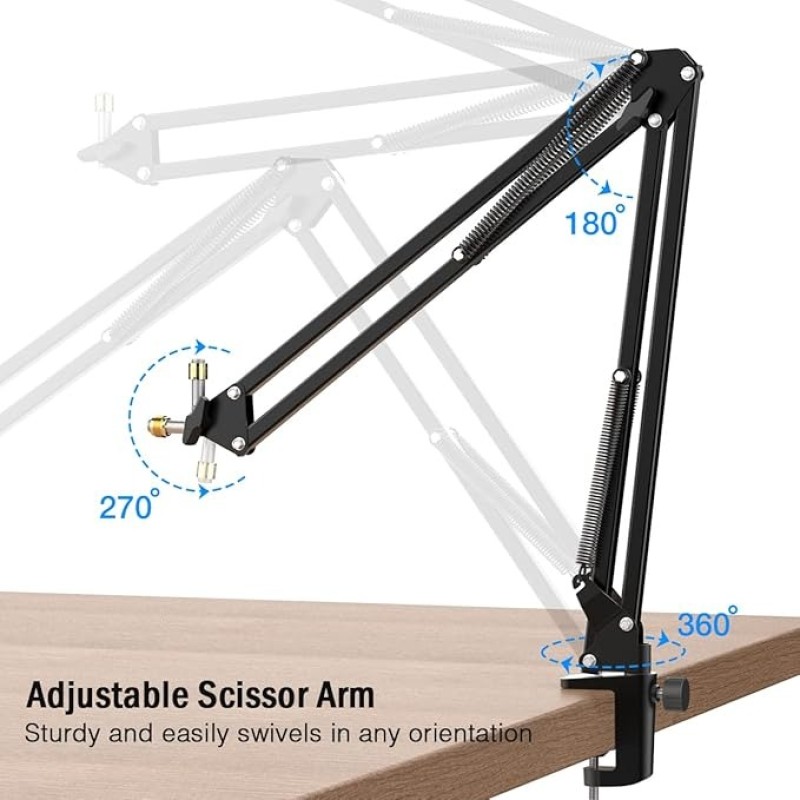 FIFINE CS1 Suspension Boom Arm: A Premium Mic Stand For Gamers And Creators