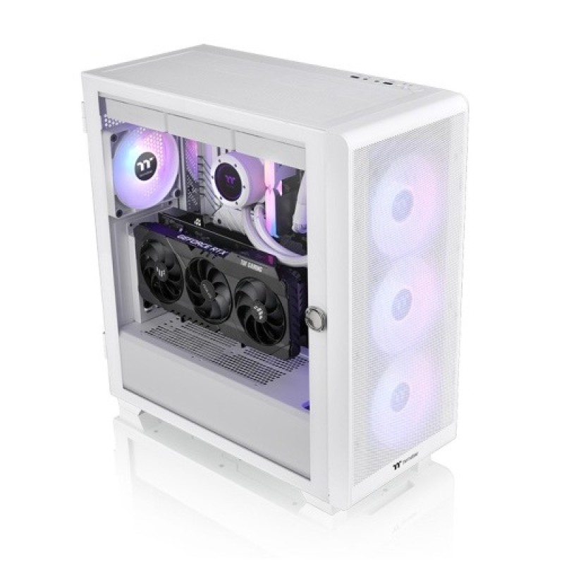 Thermaltake S250 TG ARGB Snow Mid Tower ATX Chassis