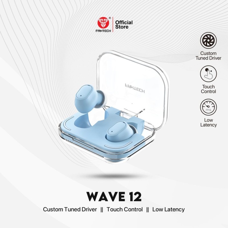 Wave 12 TW12 TWS Bluetooth Wireless Earbuds – Type-C Fast Charging