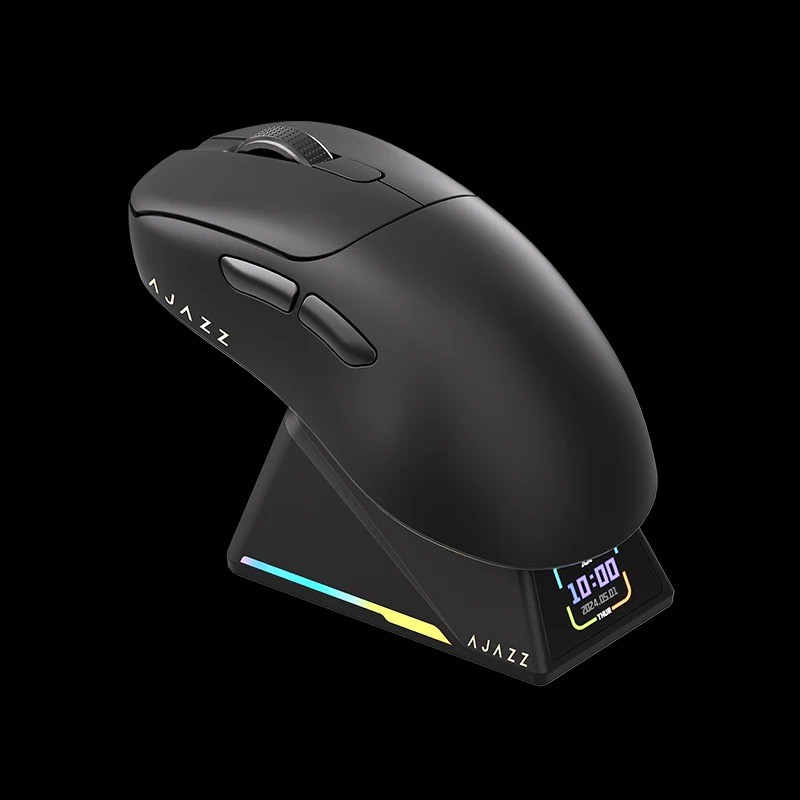 AJAZZ AJ159 APEX Gaming Mouse (30K DPI, Tri-Mode Wireless/Wired, 56g Lightweight With Magnetic Dock)