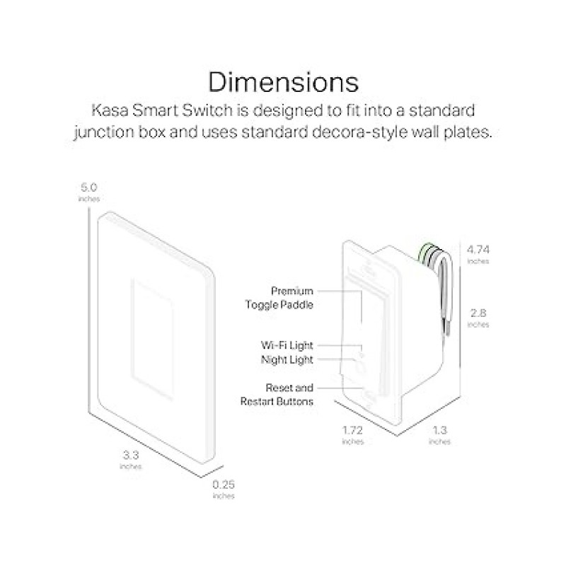 Smart Wi-Fi Light Switch HS200