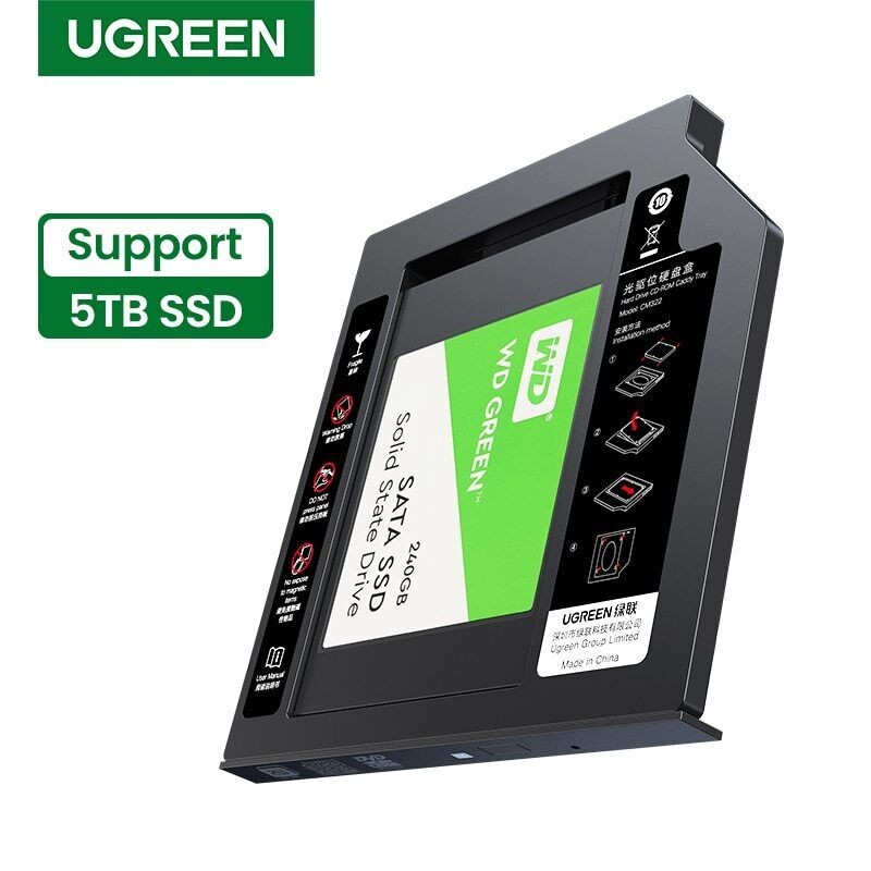 UGREEN SATA Hard Disk Drive Caddy Tray 9.5mm