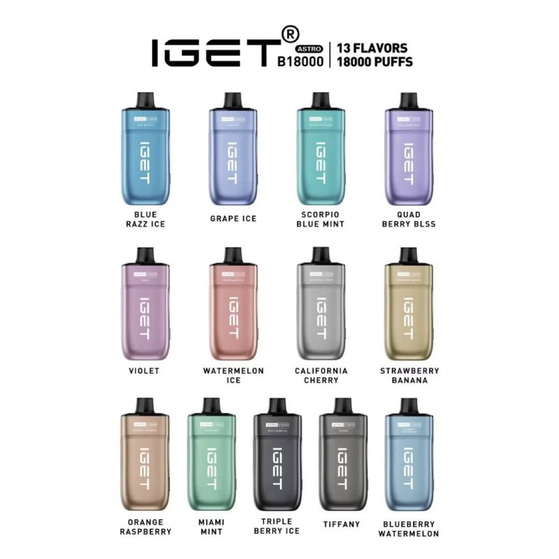 IGET Astro 18,000 Puffs Disposable Vape