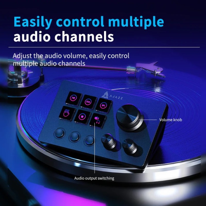 AJAZZ AKP03E Stream Deck – Programmable Macro & Streaming Console