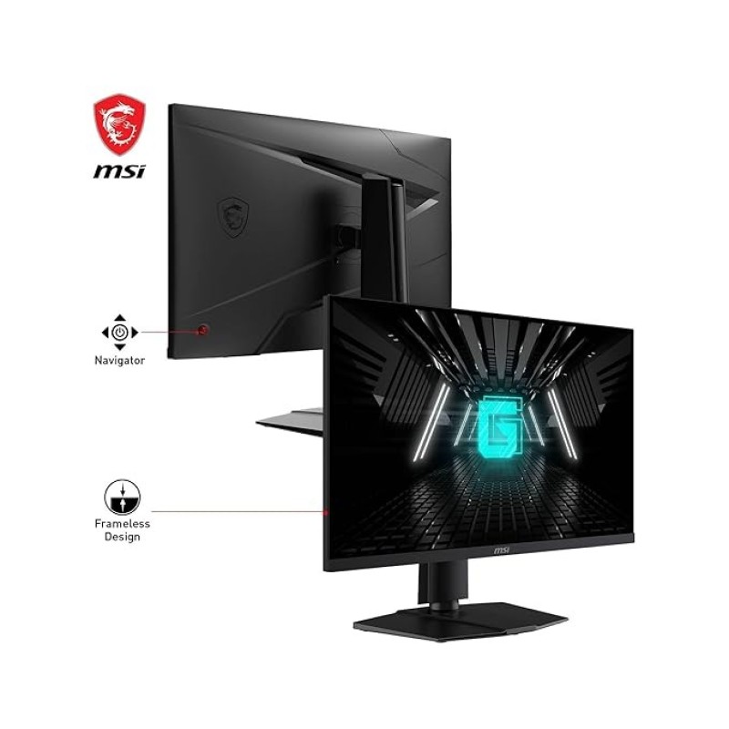 MSI G274QPF E2 27 Inch WQHD Gaming Monitor - 2560 X 1440 Rapid IPS Panel, 180 Hz / 1ms, 119% SRGB Colour Gamut, Display HDR 400, Adjustable Stand - DP 1.4a, HDMI 2.0b, USB Type-C