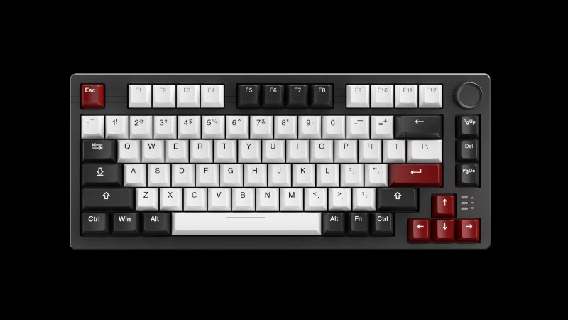 DAREU EK75PRO Wireless 75% RGB Mechanical Gaming Keyboard - Hot-Swappable, Knob Control, 3 Modes, PBT Keycaps