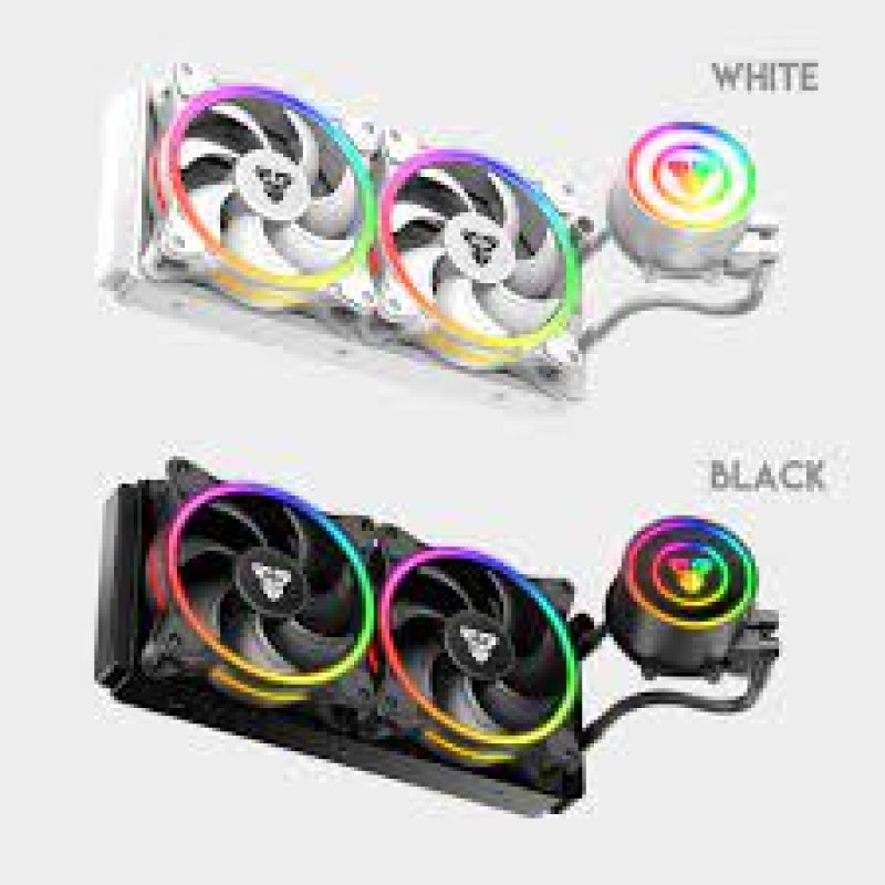 FANTECH LC240 Polar Liquid Cooler AIO (Black, White)
