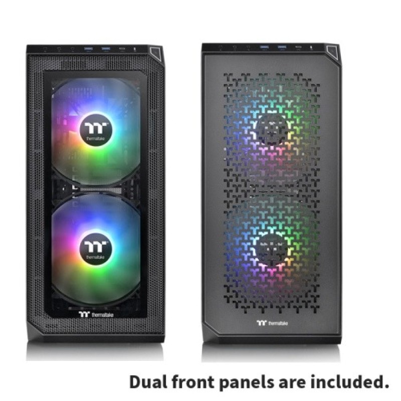 Thermaltake View 300 MX Mid Tower Chassis – Dual Front Panel, ARGB Edition