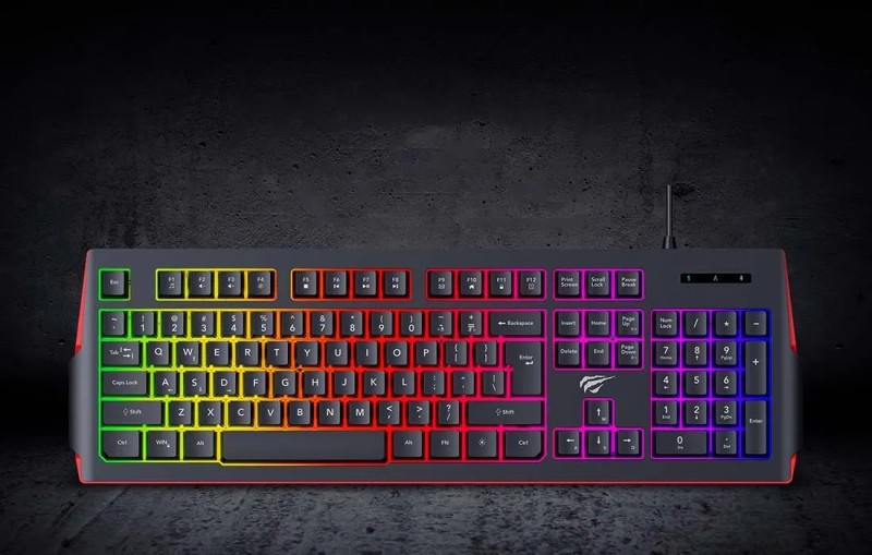 HAVIT KB866L Multi-function RGB Backlit Membrane Gaming Keyboard