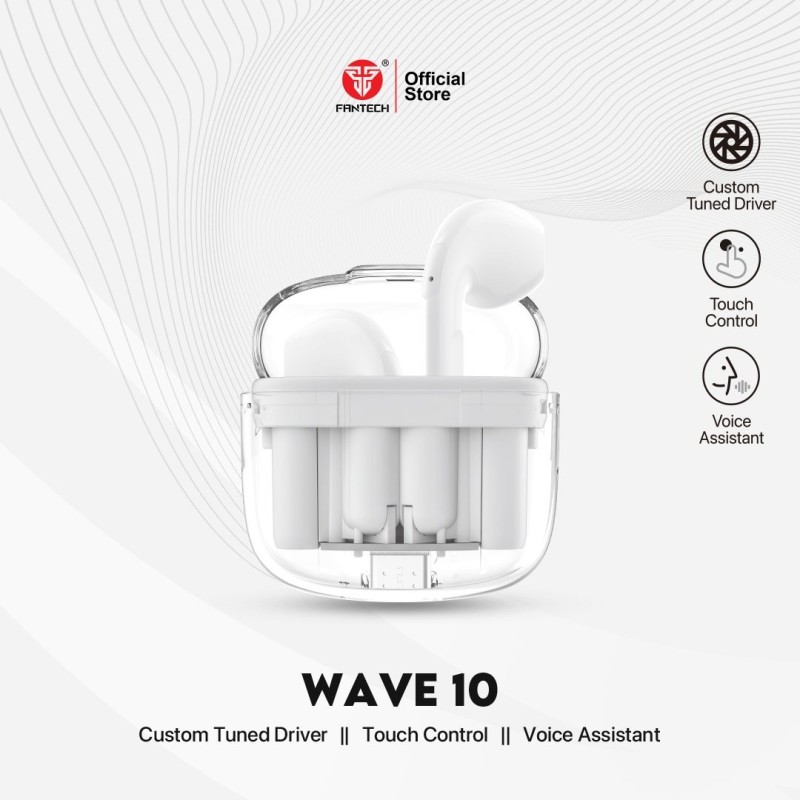 Wave 10 TW10 TWS Bluetooth Wireless Earbuds – Type-C Fast Charging