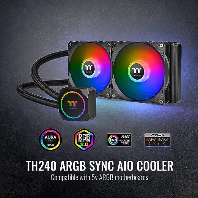 Thermaltake Dragon Plus 240 ARGB Intel LGA1700 Ready / AMD All-in-One Liquid Cooling System 240mm CPU Cooler