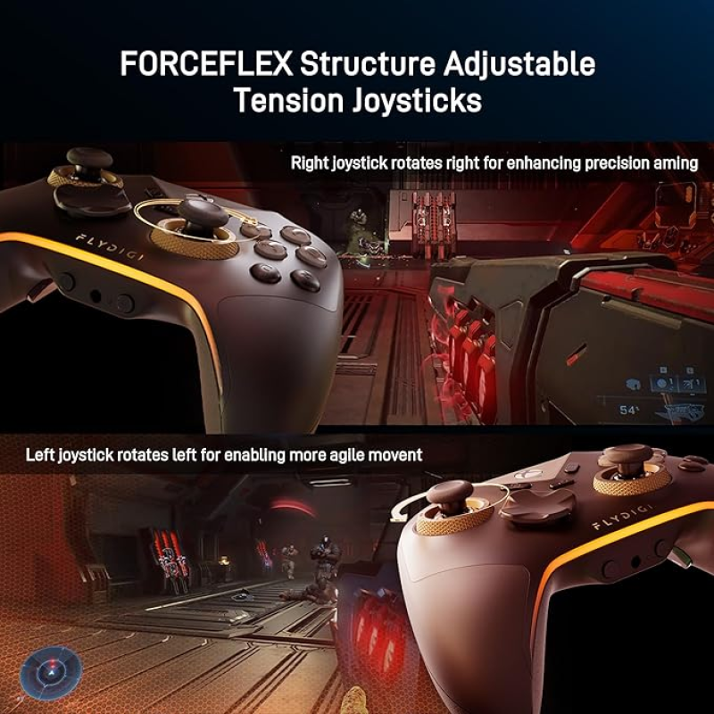 Flydigi Vader 5S Wired Xbox Controller — Hall Effect Joystick, Adjustable Tension Rings, 6 Remappable Buttons For Xbox Series X|S, Xbox One & PC In Nepal