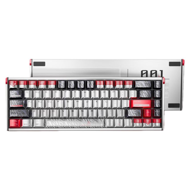 DAREU A68 Ice Blade Magnetic Gaming Keyboard | Silver Aluminum | RGB