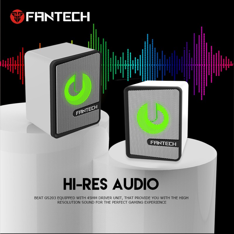 Fantech Gs203 Space White Portable Speaker