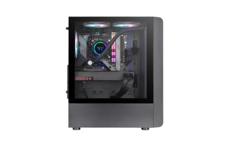 Thermaltake S200 TG ARGB Mid-Tower ATX PC Case – Black