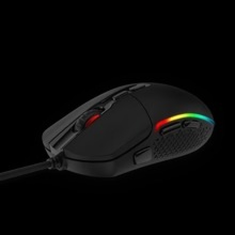 Redragon M719 INVADER Wired Optical Gaming Mouse, 7 Programmable Buttons, RGB Backlit, 10,000 DPI, Ergonomic PC Computer Gaming Mice With Fire Button