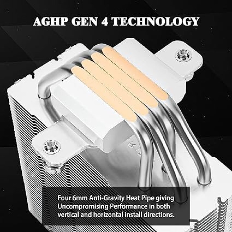 Thermalright Assassin Spirit 120 V2 Plus CPU Air Cooler, 4 Heat Pipes, Double PWM Quiet Fan CPU Cooler, Computer Heatsink Cooler, For AMD AM4 AM5/Intel 1700/1150/1151/1200(AS120 V2 Plus)